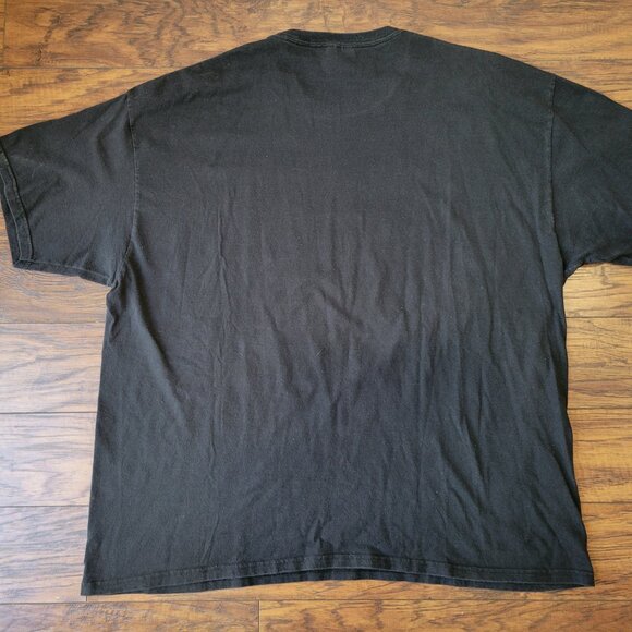 IRON MAIDEN Piece of Mind Album Cover Chained Eddie Black T-Shirt sz XXL 2X EUC - Picture 5 of 6